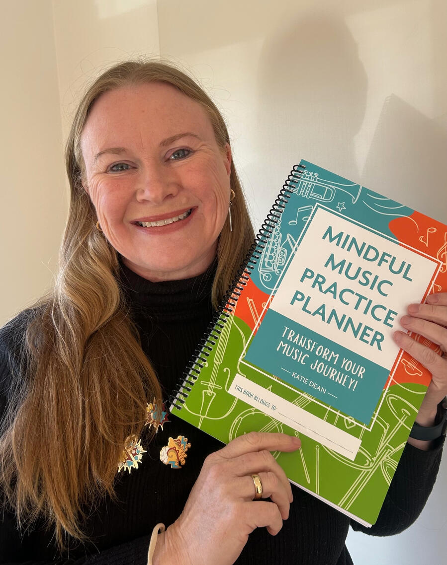 Mindful Music Practice Planner Mindful Music Practice planner, great for piano guitar violin or drum lessons.